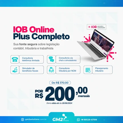 Anúncio IOB Online Plus Completo — criativo 1